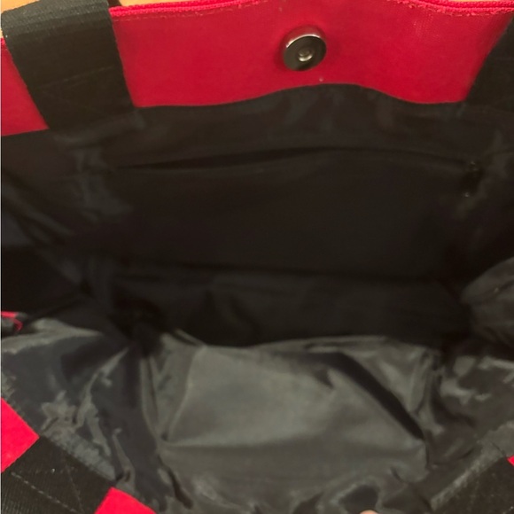 GEOGIA BULLDOGS RED TOTE 15”W 9” DEEP LNC - Picture 3 of 9